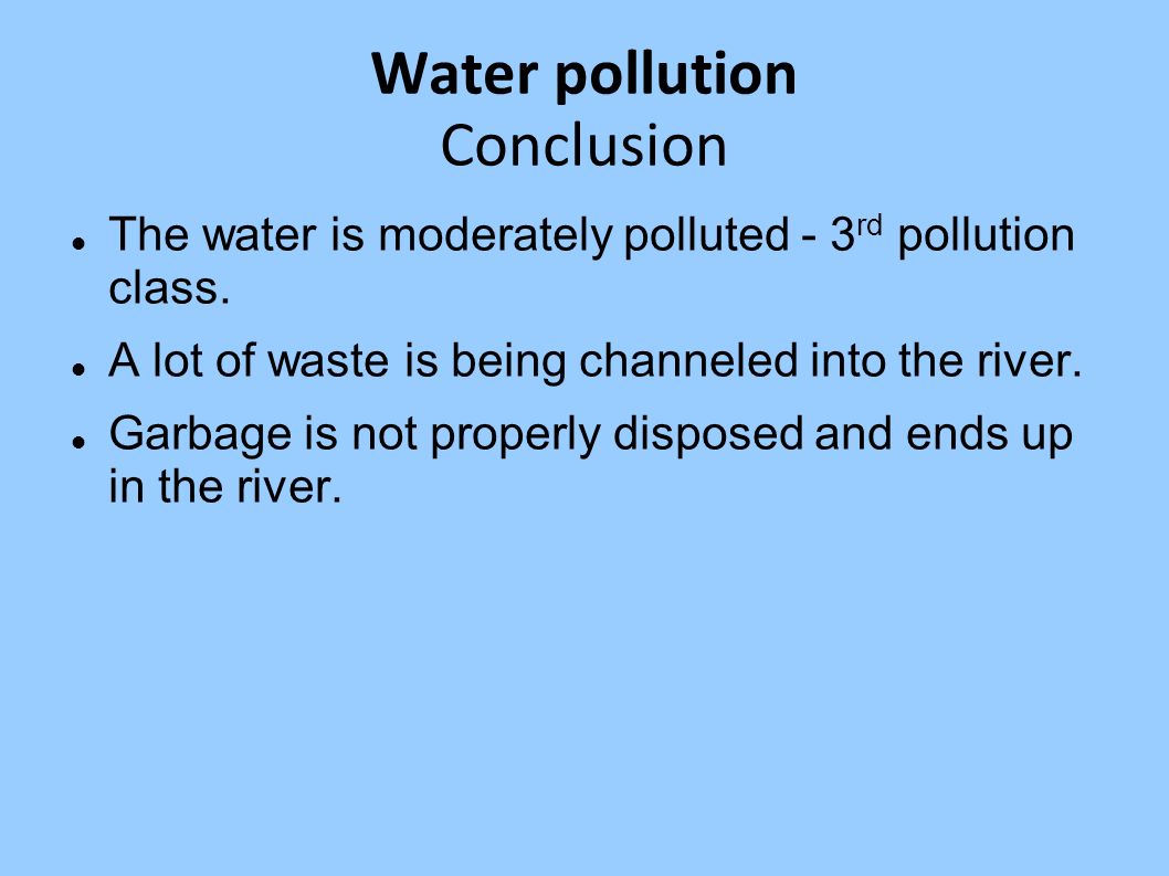 Water pollution in china essay conclusion
